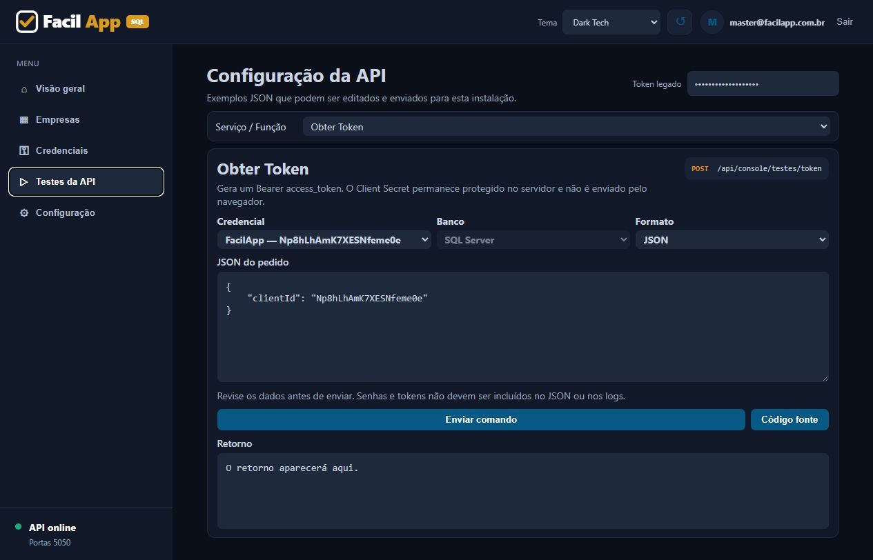 Laboratório de testes da API SQL